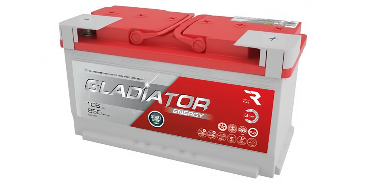 Изображение Аккумулятор 105 ач 950 а GLADIATOR GEN10500 Аккумулятор 105 ач 950 а GLADIATOR GEN10500