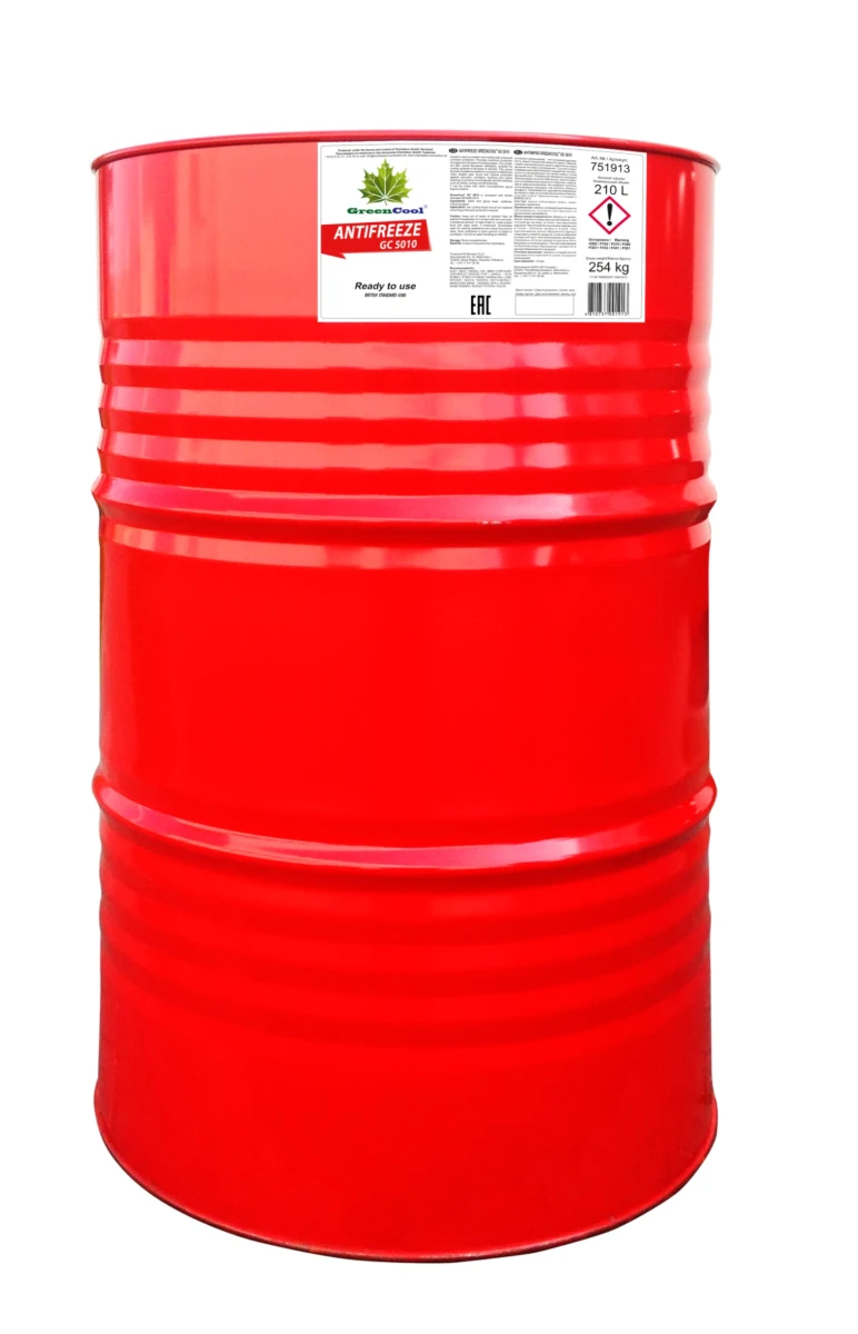 Антифриз 210л, GC 5010 готовый красный, G12, BS 6580 GreenCool 751913