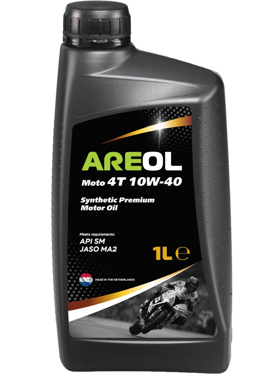 Масло моторное AREOL MOTO 4T 10W-40 1л 10W40AR122