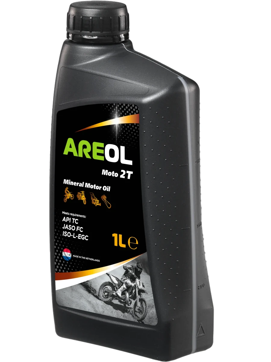 Изображение Масло моторное AREOL MOTO 2T 1л AR121 Масло моторное AREOL MOTO 2T 1л AR121