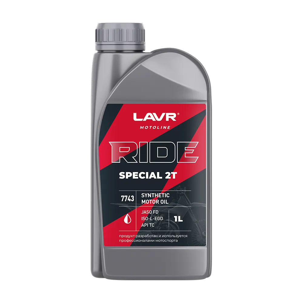 Масло моторное LAVR RIDE SPECIAL 2Т FD 1л LN7743