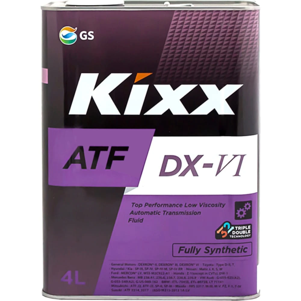 Трансмиссионное масло KIXX ATF DX-VI 4л L252444TE1