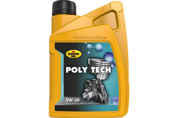 Изображение Масло моторное KROON OIL POLY TECH 5W-30 1л 32578 Масло моторное KROON OIL POLY TECH 5W-30 1л 32578