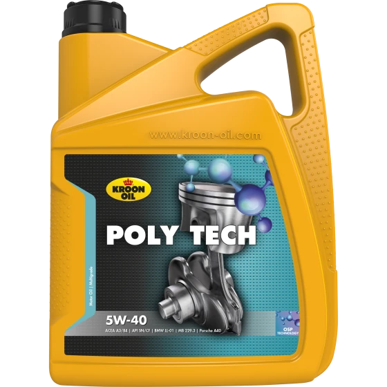 Масло моторное KROON OIL POLY TECH 5W-40 5л 36140