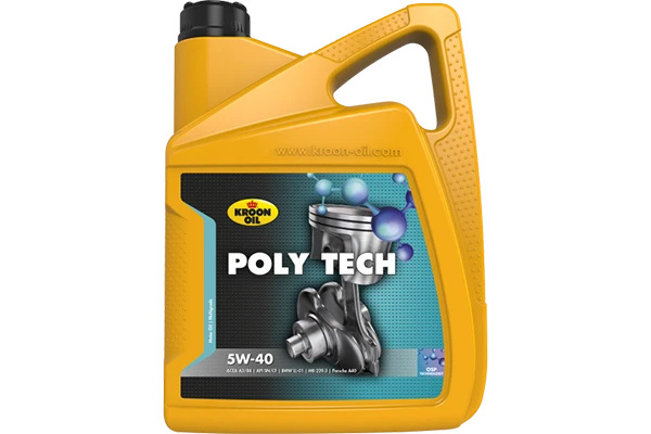 Изображение Масло моторное KROON OIL POLY TECH 5W-40 5л 36140 Масло моторное KROON OIL POLY TECH 5W-40 5л 36140