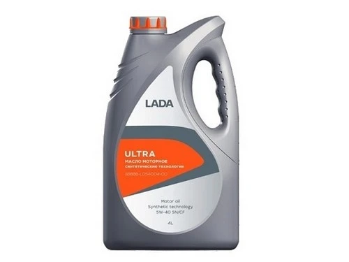 Масло моторное LADA ULTRA 5W-40 4л 88888R05400400