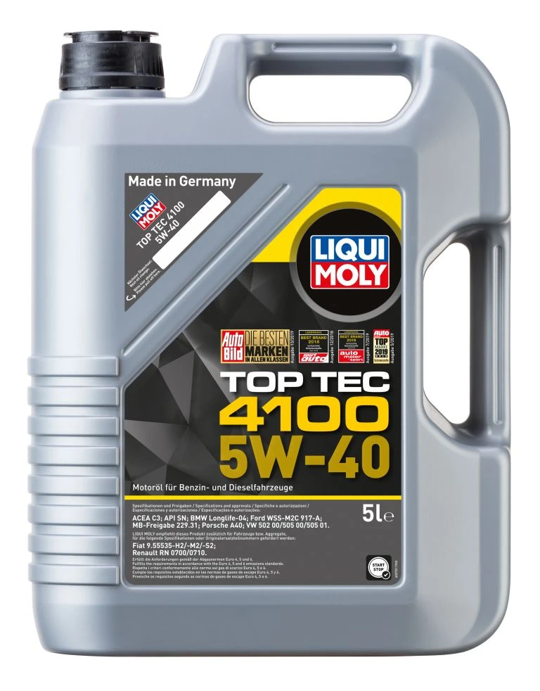 Изображение Масло моторное LIQUI MOLY 5W-40 5л 9511 Масло моторное LIQUI MOLY 5W-40 5л 9511