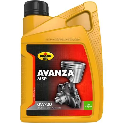 Масло моторное KROON OIL AVANZA MSP 0W-20 1л 37349