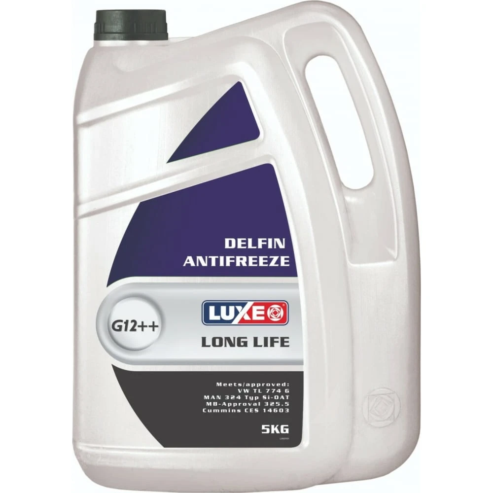Антифриз 5кг - готовый фиолетовый, LONG LIFE, G12++ LUXE 621