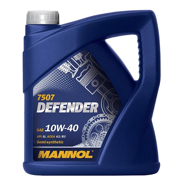 Изображение Масло моторное MANNOL DEFENDER 10W-40 4л 95726 Масло моторное MANNOL DEFENDER 10W-40 4л 95726