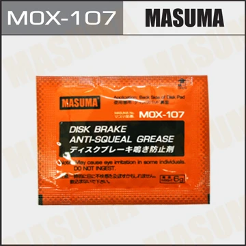 Изображение Смазка MASUMA для суппортов 0.006кг MOX-107 Смазка MASUMA для суппортов 0.006кг MOX-107