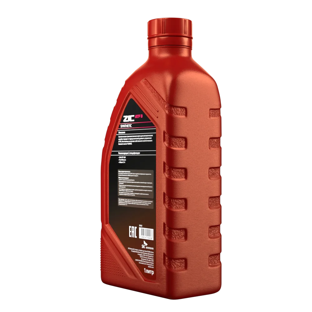 Изображение Трансмиссионное масло ZIC ATF 3 1л 132632 Трансмиссионное масло ZIC ATF 3 1л 132632