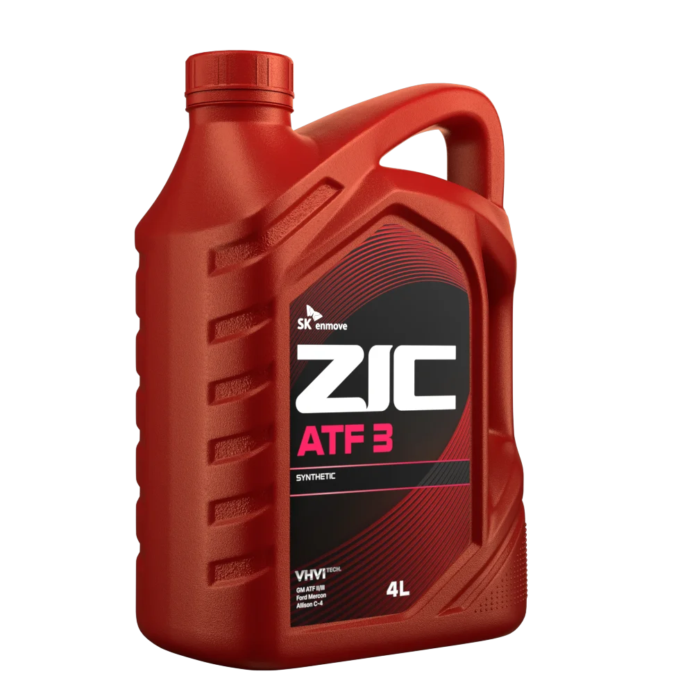 Трансмиссионное масло ZIC ATF 3 4л 162632