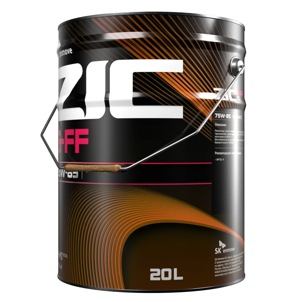 Трансмиссионное масло ZIC G-FF 75W-85 20л 192626