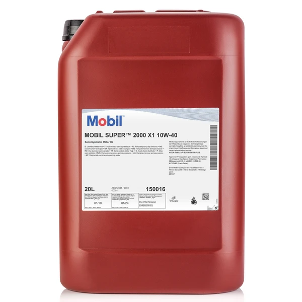 Изображение Масло моторное MOBIL 10W-40 20л 150016 Масло моторное MOBIL 10W-40 20л 150016