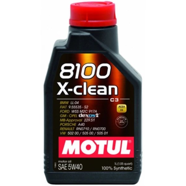 Масло моторное MOTUL X-CLEAN 5W-40 1л 102786