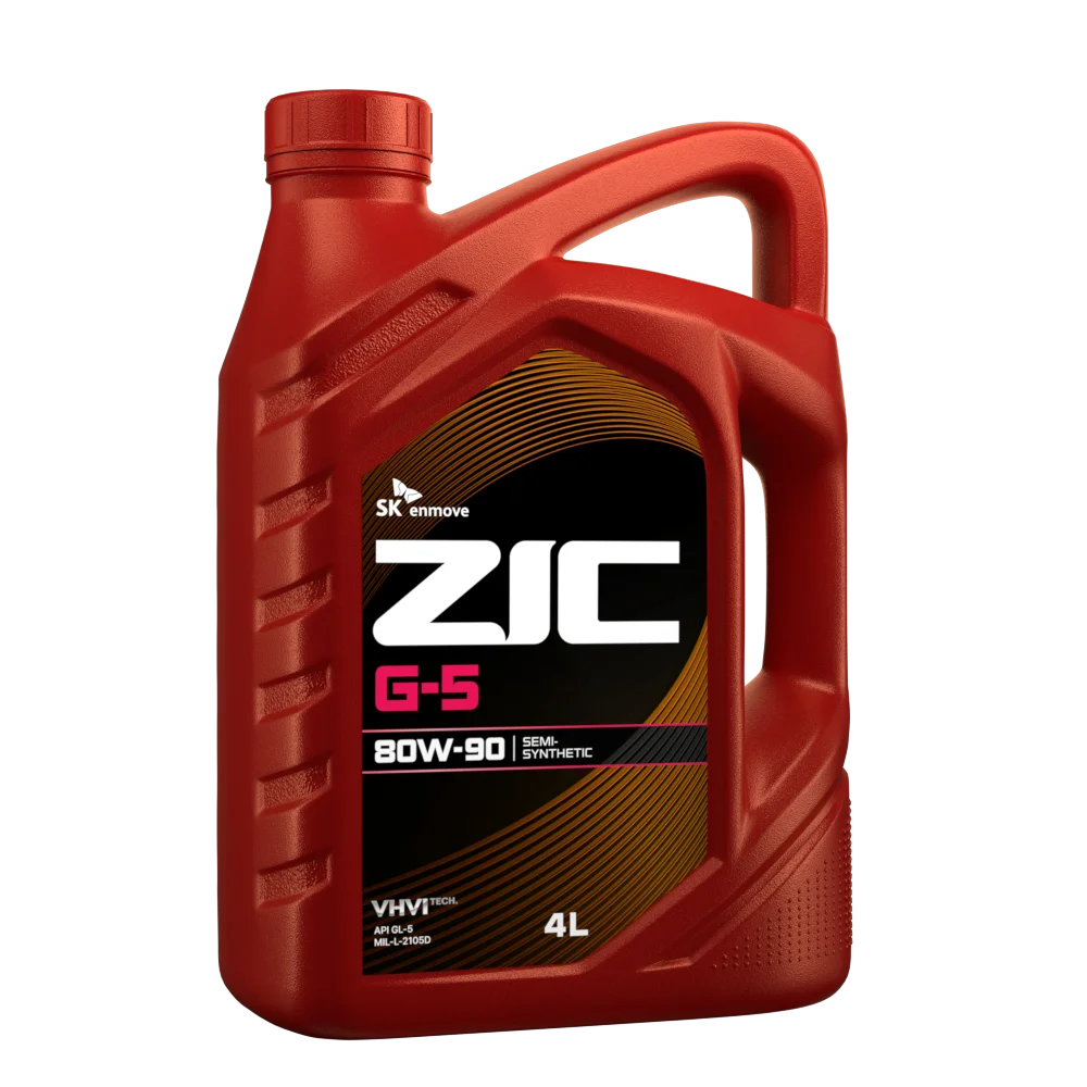 Трансмиссионное масло ZIC G-5 80W-90 4л 162633