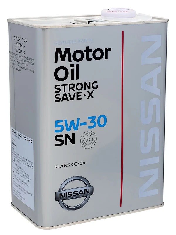 Изображение Масло моторное NISSAN STRONG SAVE X 5W-30 4л KLAN5-05304 Масло моторное NISSAN STRONG SAVE X 5W-30 4л KLAN5-05304