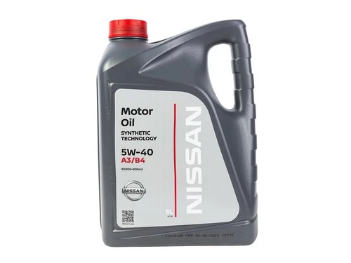 Изображение Масло моторное NISSAN 5W-40 5л KE90090042R Масло моторное NISSAN 5W-40 5л KE90090042R