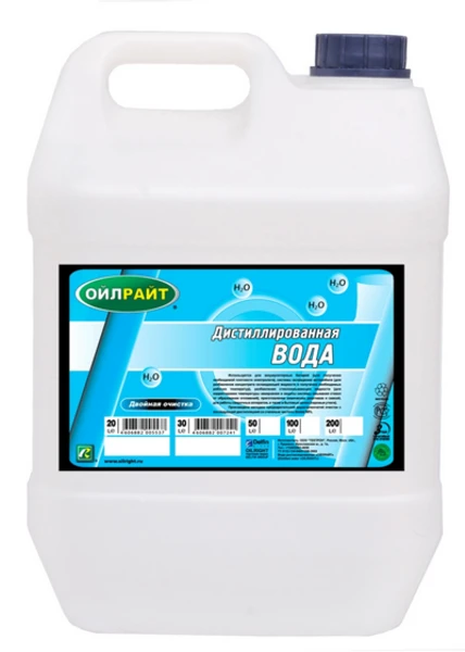Дистиллированная вода OIL RIGHT 20л 5516
