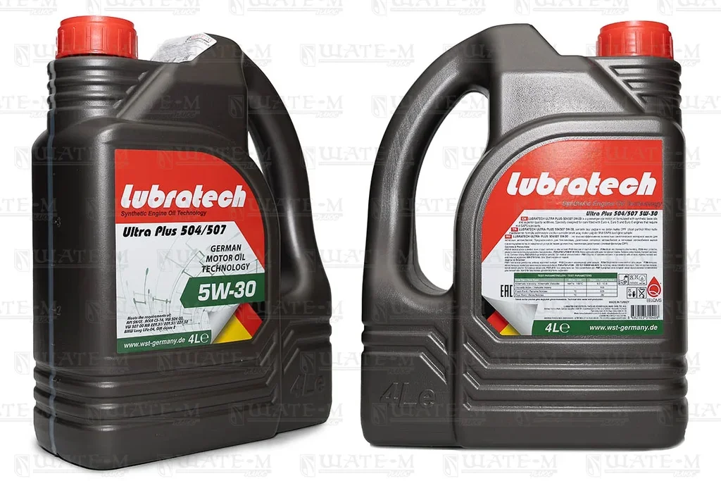 Масло моторное LUBRATECH ULTRA PLUS 5W-30 4л LUBRATECH 5W30 ULTRA PLUS 504/507/4