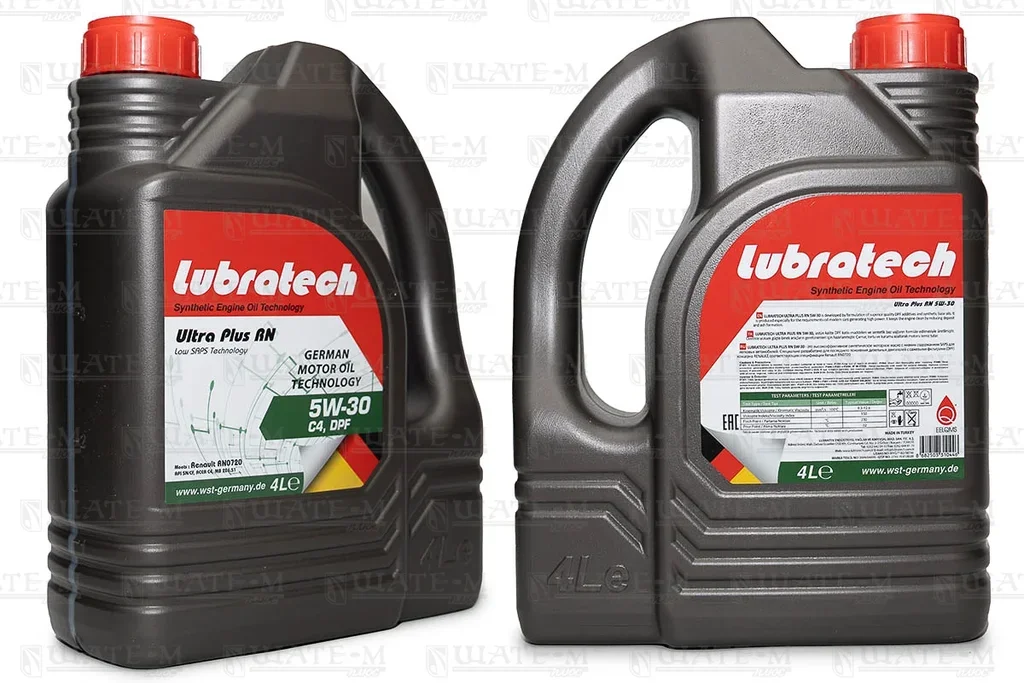 Масло моторное LUBRATECH ULTRA PLUS RN 5W-30 4л LUBRATECH 5W30 ULTRA PLUS RN/4