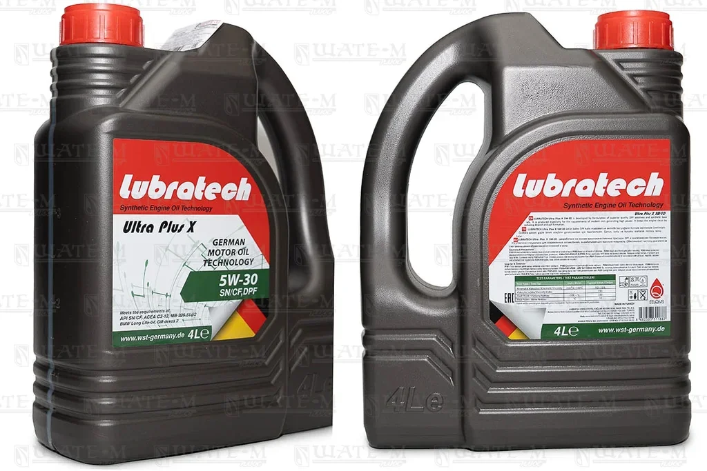 Масло моторное LUBRATECH ULTRA PLUS X 5W-30 4л LUBRATECH 5W30 ULTRA PLUS X/4