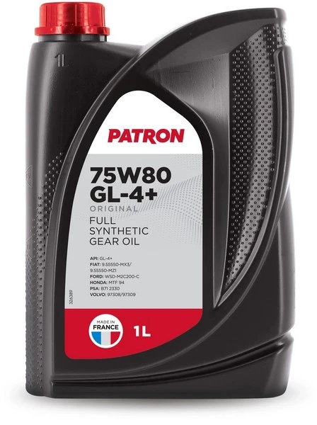Трансмиссионное масло PATRON GL-4+ 75W-80 1л 75W80 GL4+ 1L ORIGINAL
