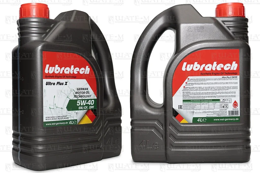 Масло моторное LUBRATECH ULTRA PLUS X 5W-40 4л LUBRATECH 5W40 ULTRA PLUS X/4