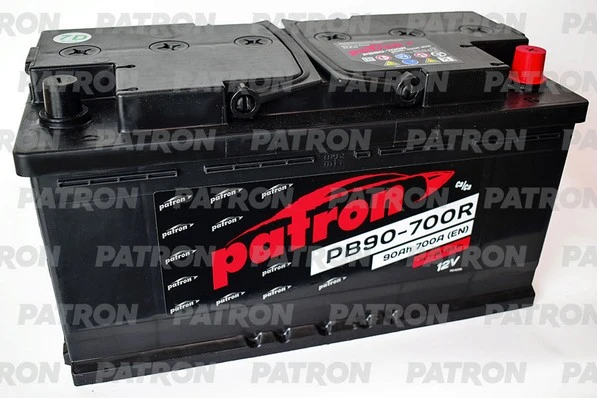 Аккумулятор Замена - PB90-750R. PATRON POWER 12V 90AH 700A ETN 0(R+) 353x175x190mm 21.9kg PATRON PB90-700R