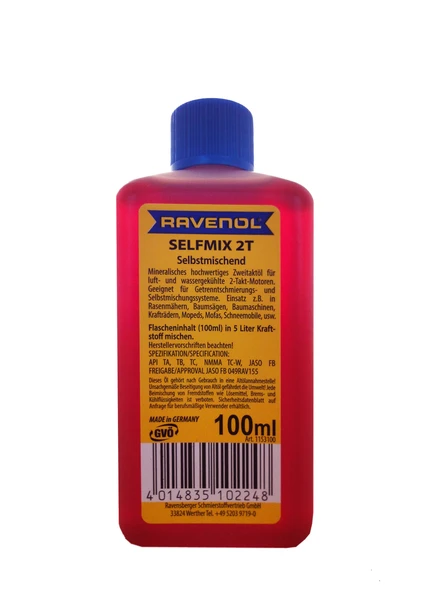Изображение Масло моторное RAVENOL 0.1л 4014835102248 Масло моторное RAVENOL 0.1л 4014835102248