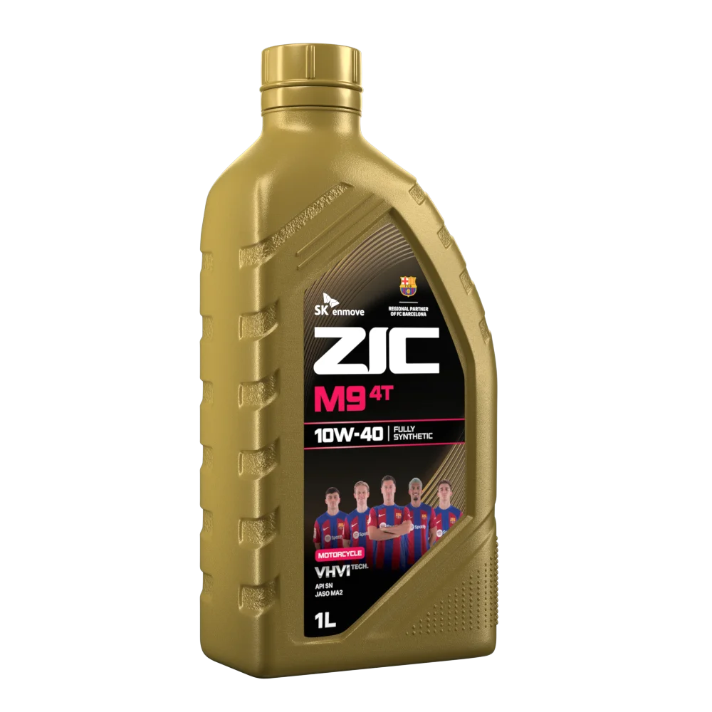 Изображение Масло моторное ZIC M9 4T 10W-40 1л 132026 Масло моторное ZIC M9 4T 10W-40 1л 132026