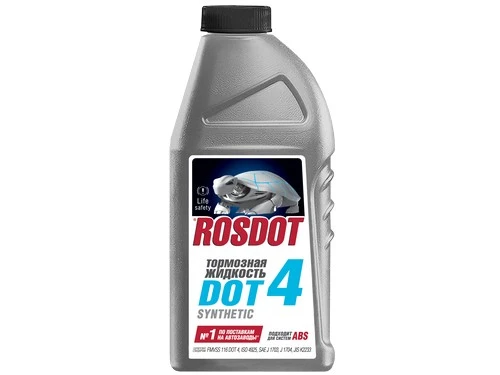 Изображение Жидкость тормозная ROSDOT DOT 4 0.454л 430101h02 Жидкость тормозная ROSDOT DOT 4 0.454л 430101h02