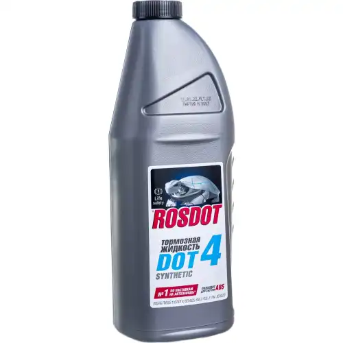Изображение Жидкость тормозная ROSDOT DOT 4 0.9л 430101h03 Жидкость тормозная ROSDOT DOT 4 0.9л 430101h03