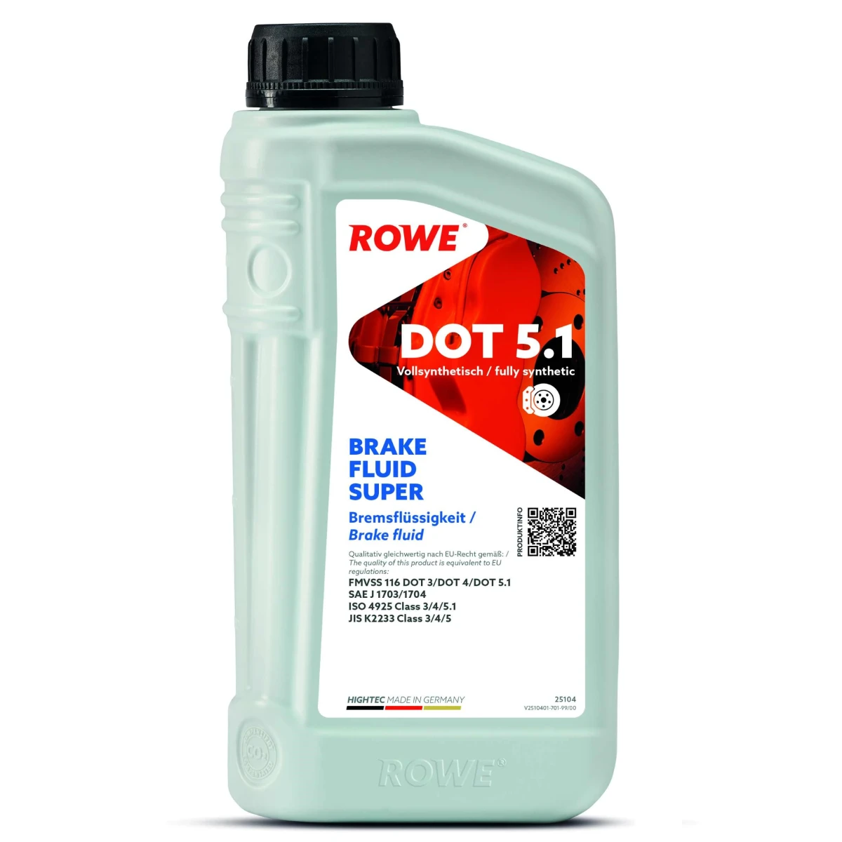 Жидкость тормозная ROWE DOT5.1 1л 25104-0010-99