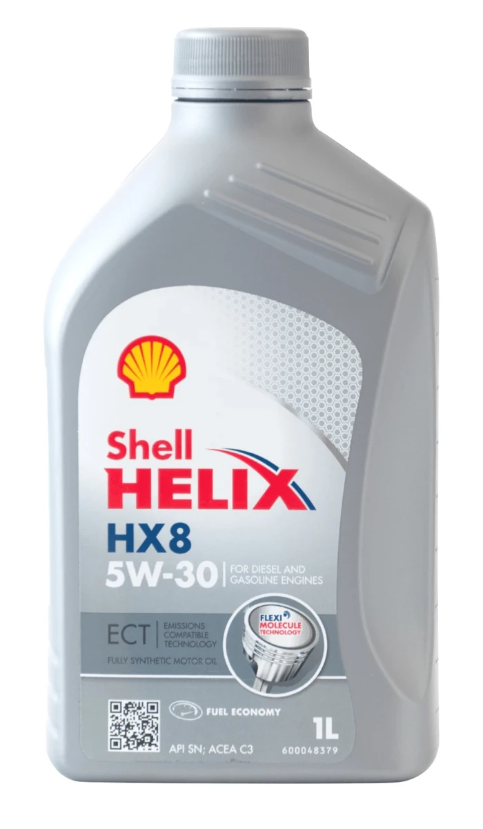 Изображение Масло моторное SHELL HELIX HX8 ECT 5W-30 1л 550048140 Масло моторное SHELL HELIX HX8 ECT 5W-30 1л 550048140