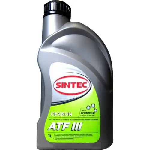 Изображение Трансмиссионное масло SINTEC ATF III 1л 900264 Трансмиссионное масло SINTEC ATF III 1л 900264