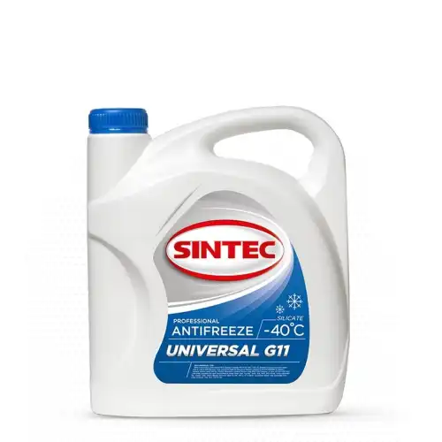 Изображение Антифриз G11 синий Universal 10 кг SINTEC 800515 Антифриз G11 синий Universal 10 кг SINTEC 800515