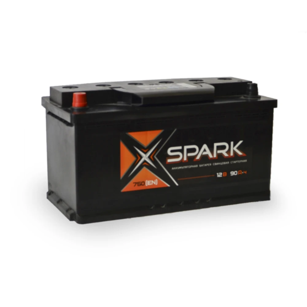 Аккумулятор 90 ач 750 а 353x175x190 мм 1 (+-) прямая SPARK SPA 90-3-L
