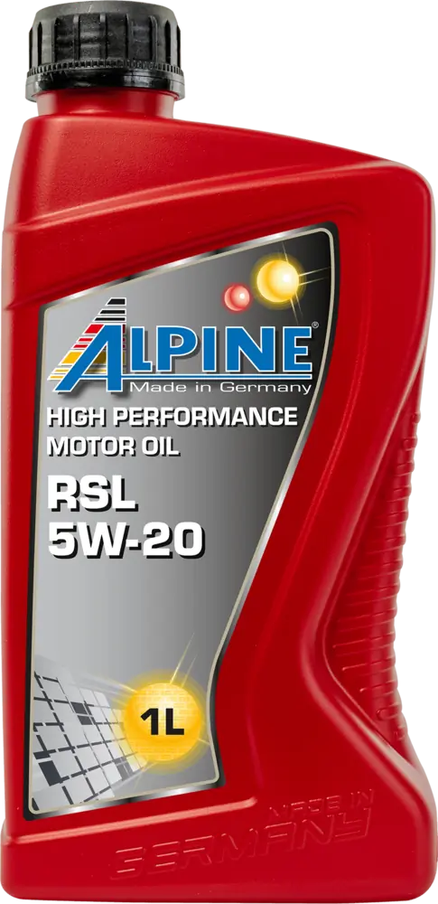 Rsl sae 5w-20 1l api sn, ilsac gf5, gm dexos 1, toyota, honda, subaru, hyundai, kia ALPINE OIL 0100151
