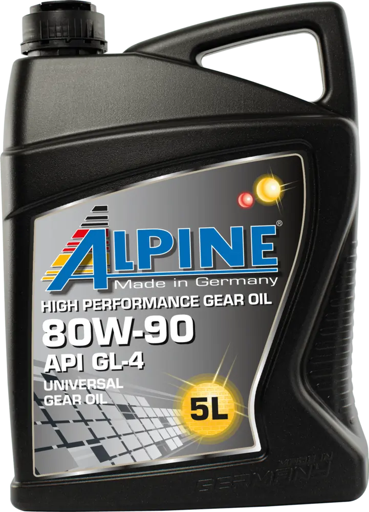 Gear oil 80w-90 gl-4 // api gl-4, mil-l-2105, mb 235.1, man 341 typ z2, man 341 type1, ford sqm-2c-9 ALPINE OIL 0100682