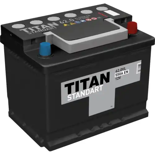 Аккумулятор 62 ач 0 (-+) обратная TITAN 4607008882193