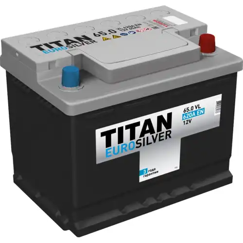 Аккумулятор 65 ач 650 а 242x175x190 мм 0 (-+) обратная TITAN 4607008884678