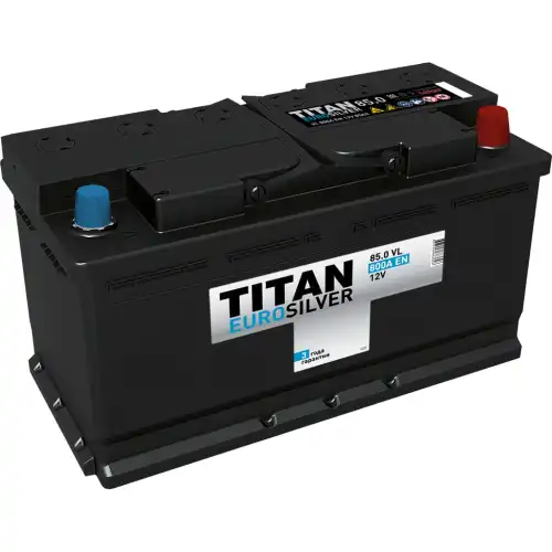 Аккумулятор 85 ач 314x175x175 мм 0 (-+) обратная TITAN 4607008883626