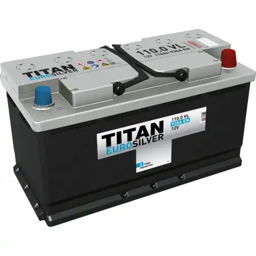 Аккумулятор 110 ач 352x175x190 мм 0 (-+) обратная TITAN 4607008881455