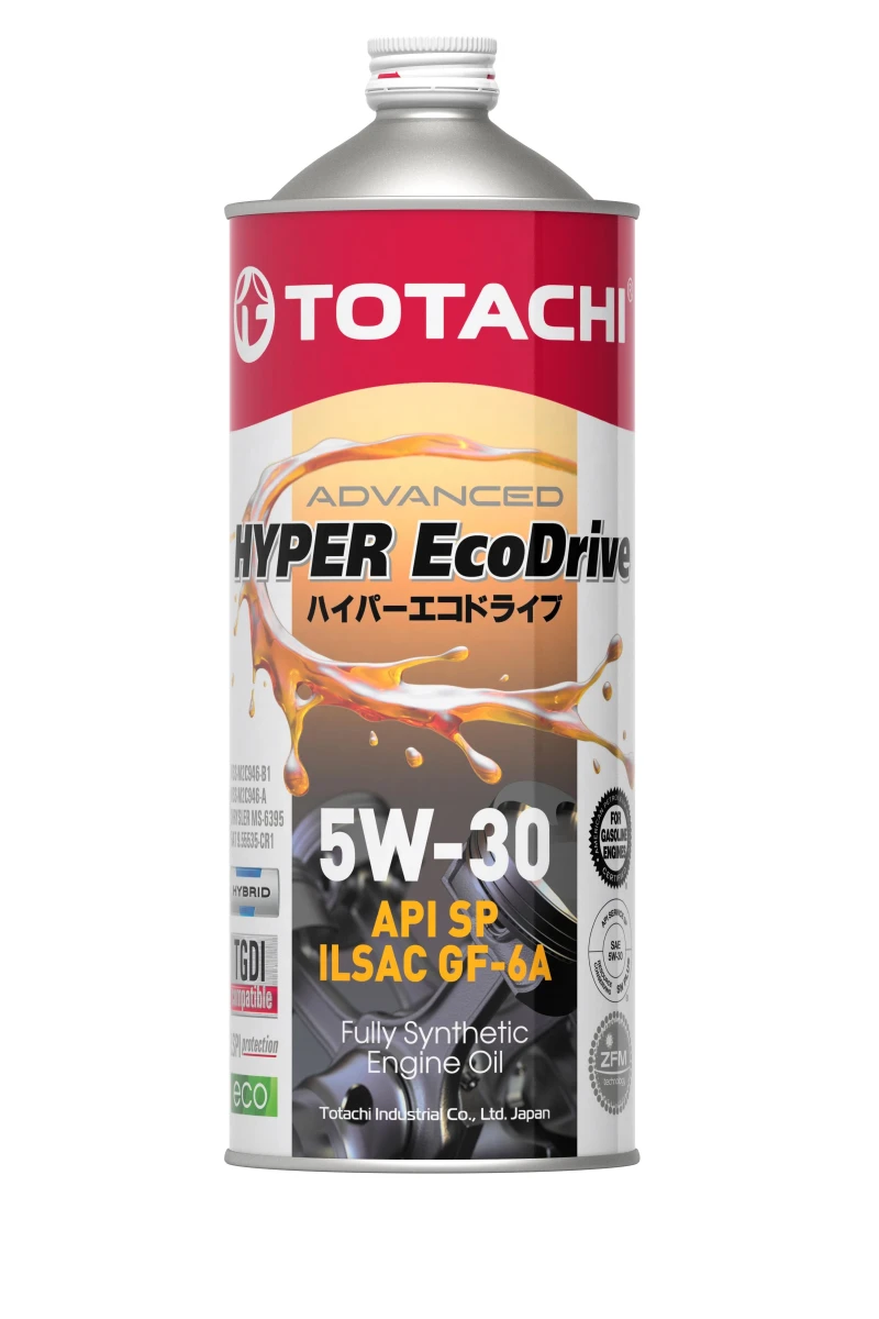 Масло моторное TOTACHI HYPER ECODRIVE FULLY SYNTHETIC 5W-30 1л E0301