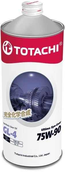Трансмиссионное масло TOTACHI ULTIMA SYN GEAR 75W-90 1л G3501