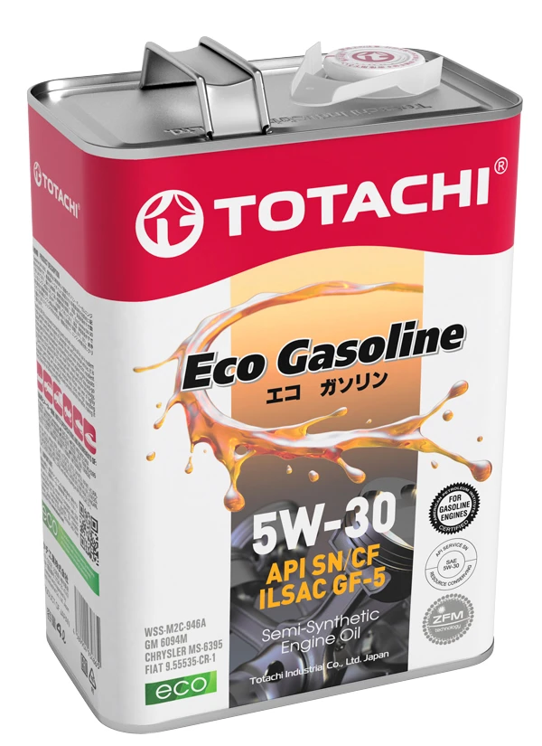 Масло моторное TOTACHI ECO GASOLINE 5W-30 4л 10804