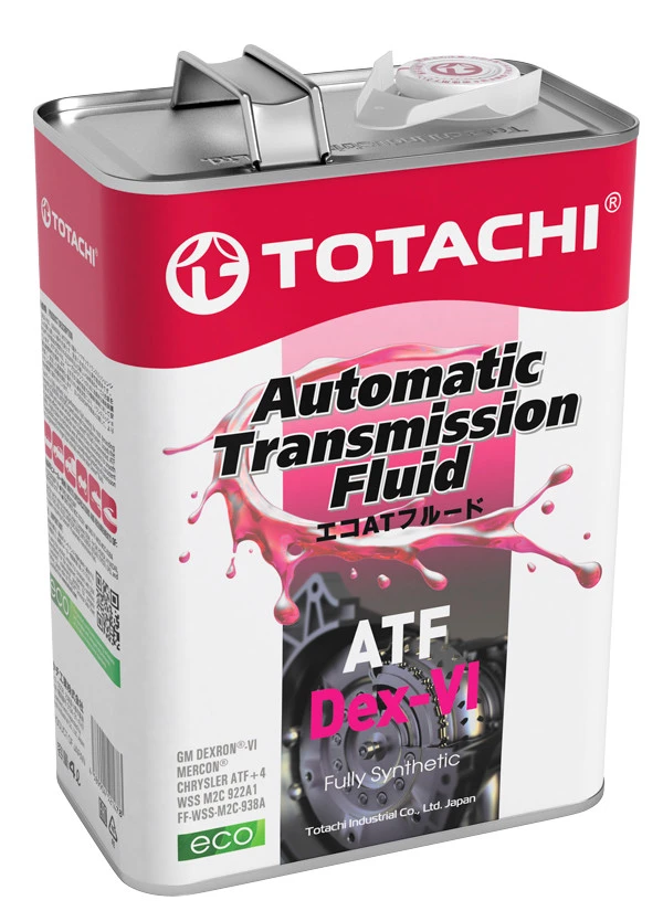 Трансмиссионное масло TOTACHI ATF DEX-VI 4л 20904