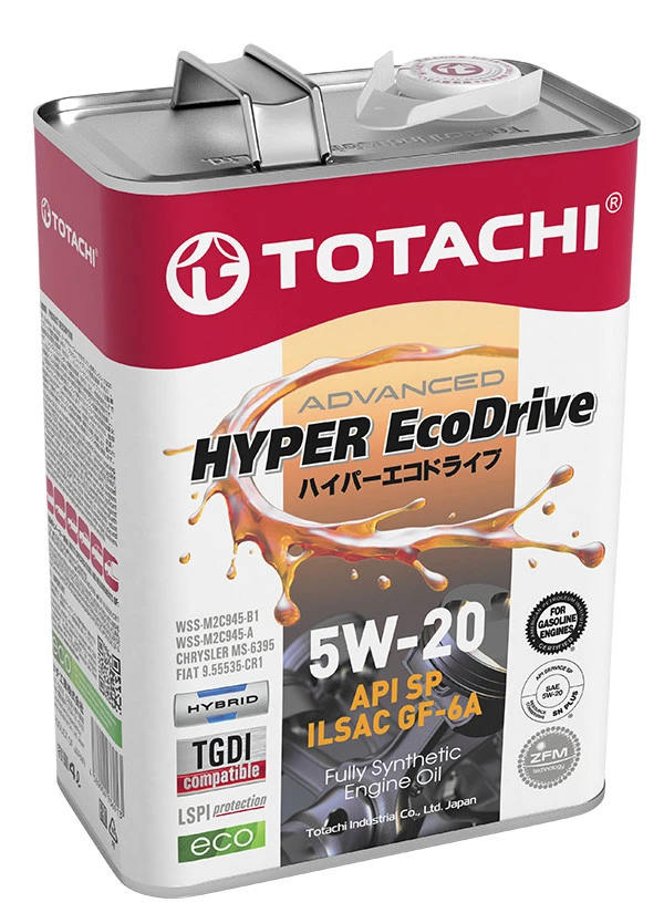 Масло моторное TOTACHI HYPER ECODRIVE 5W-20 4л E1404